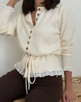 Cardigan Marley - ecrù - vista 1