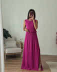 COORDINATO MEGAN MAGENTA