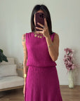 COORDINATO MEGAN MAGENTA