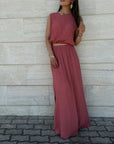COORDINATO MEGAN TERRACOTTA