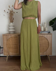 COORDINATO MEGAN VERDE OLIVA