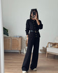 COORDINATO MIRELLE NERO * CAPO IN PRE ORDINE*