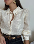 Camicia Fleur Blanche