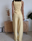 Gilet Solea Giallo Pastello