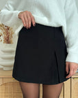 Gonna-Pantaloncino Skort Nera