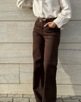 Jeans Denim Wide - marrone - vista 2