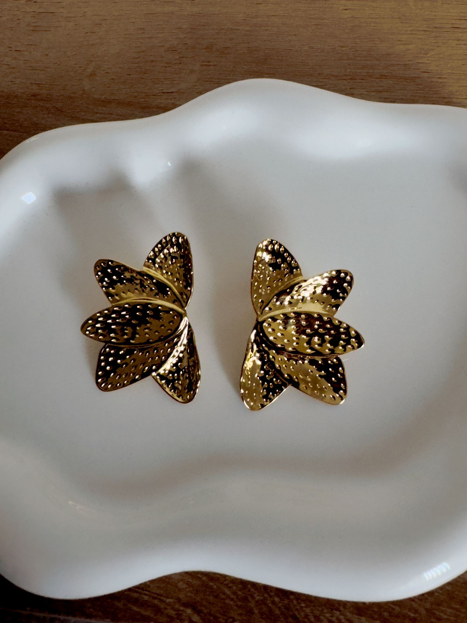 Orecchini Golden Petals