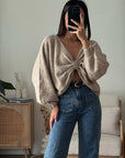 Pull Kylie - tortora - vista 4