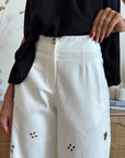 Pantalone Lèonie Bianco