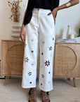 Pantalone Lèonie Bianco