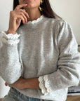 Pull Nolianne Grigio Chiaro