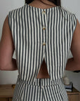 TOP SMANICATO CAPRI
