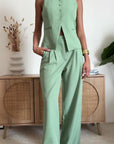 Gilet Solea Verde Salvia * PRE ORDINE ATTIVO*