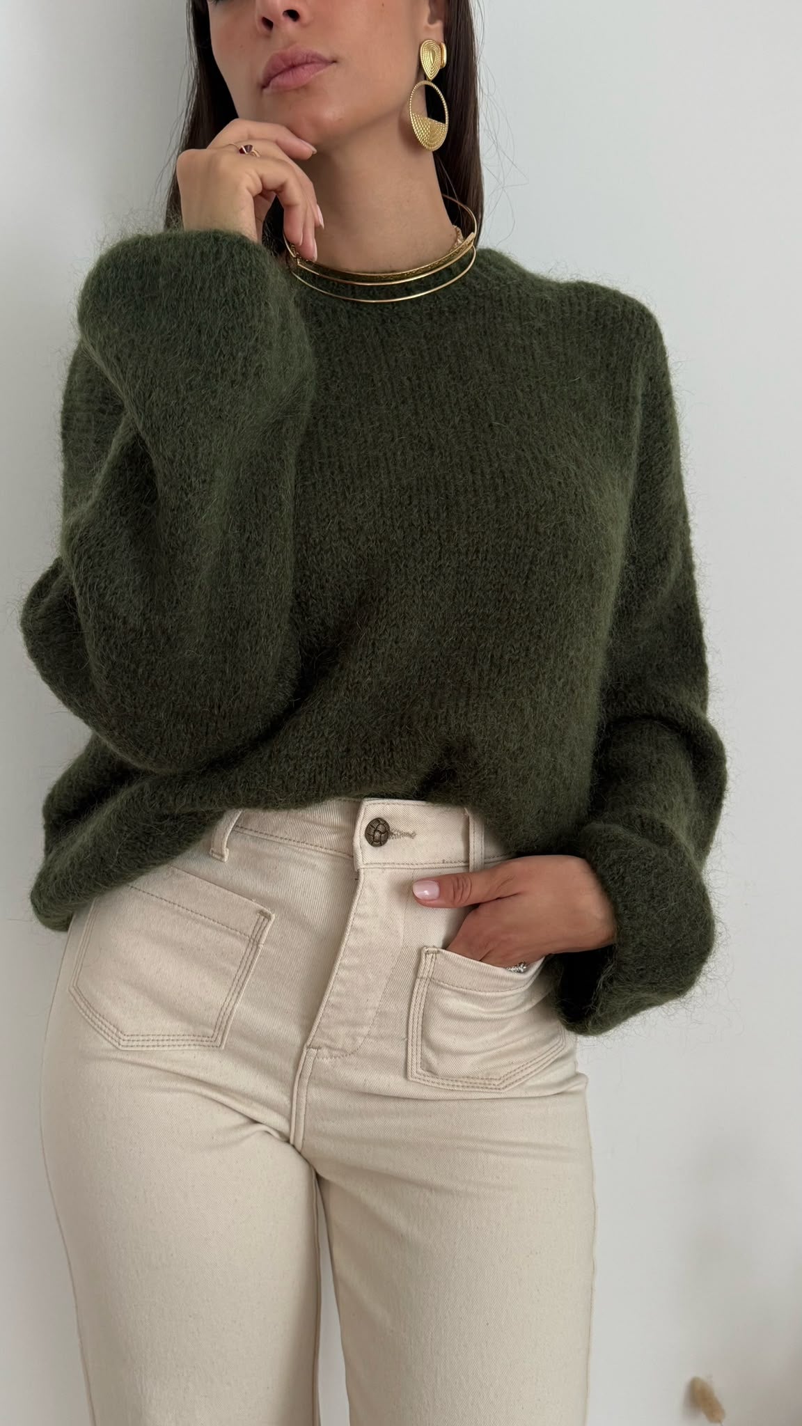 Pull Hevy - verde bosco - vista 1