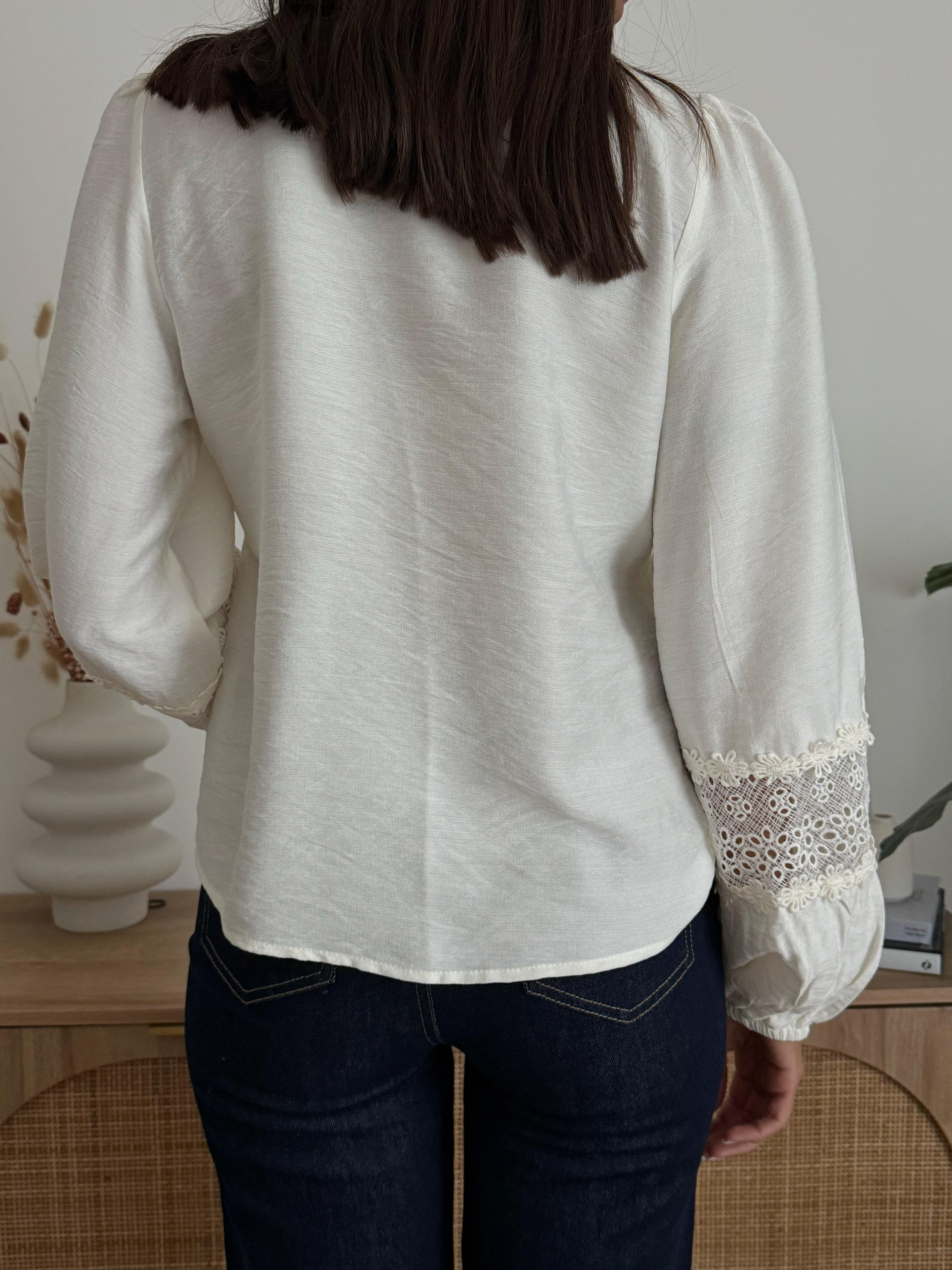 Blusa Aurora Ecrù