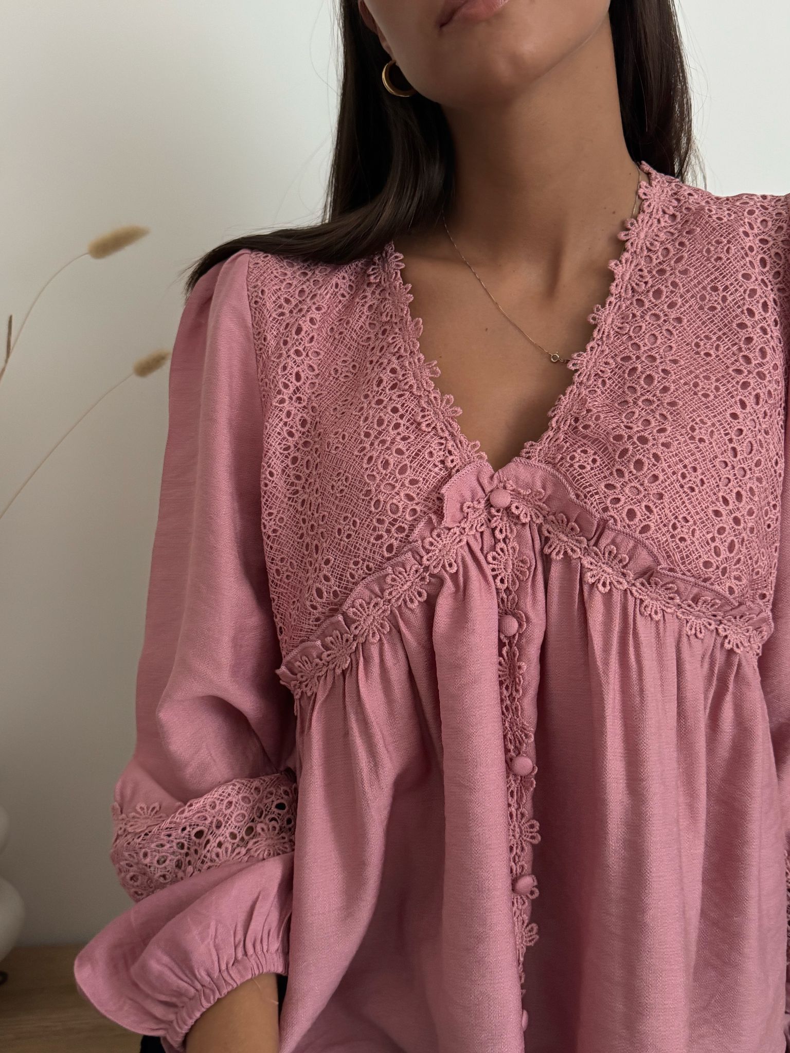 Blusa Aurora Rosa Cipria