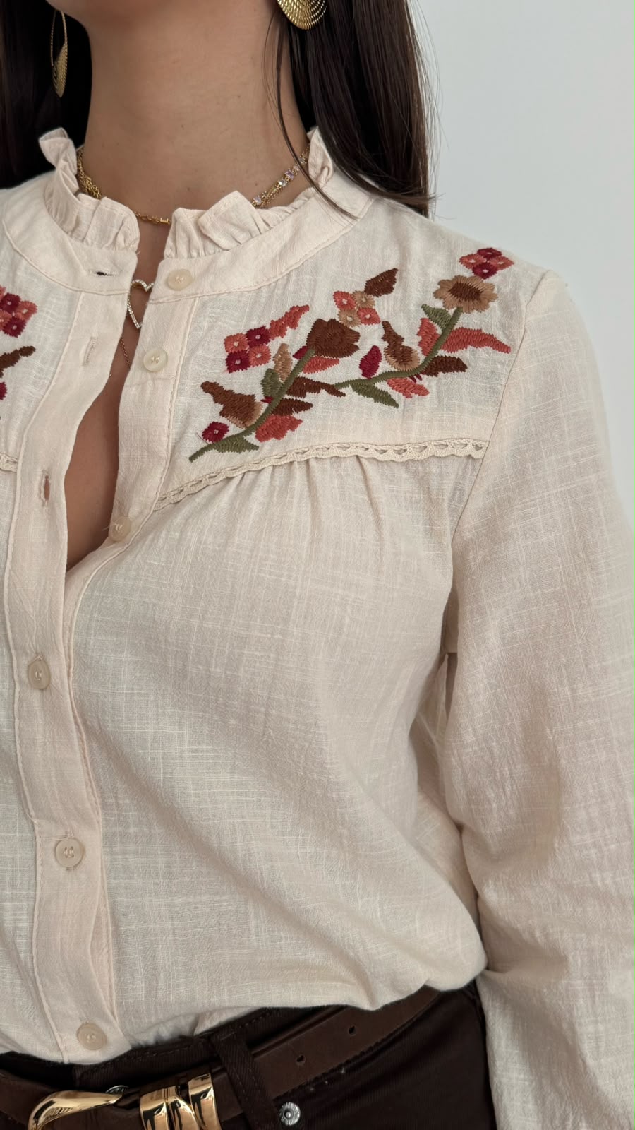 Camicia Maelys - ecrù - vista 7