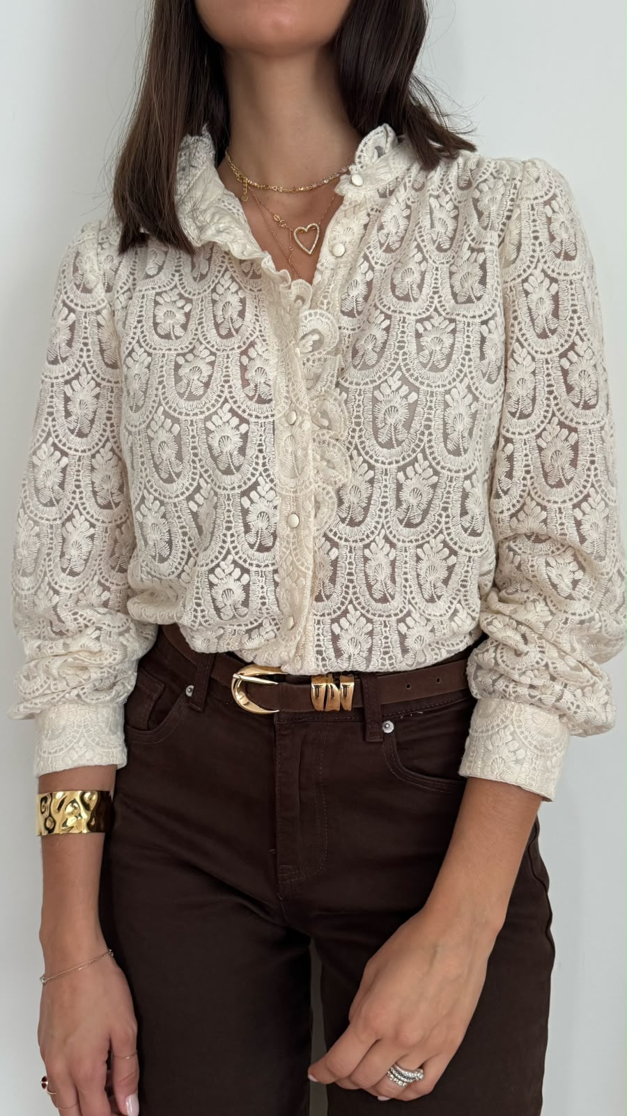 Camicia Noelia - ecrù beige - vista 9