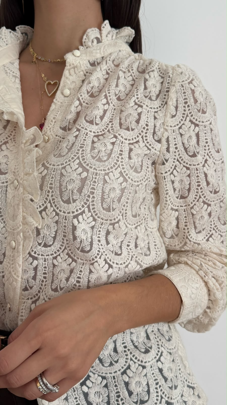 Camicia Noelia - ecrù beige - vista 7