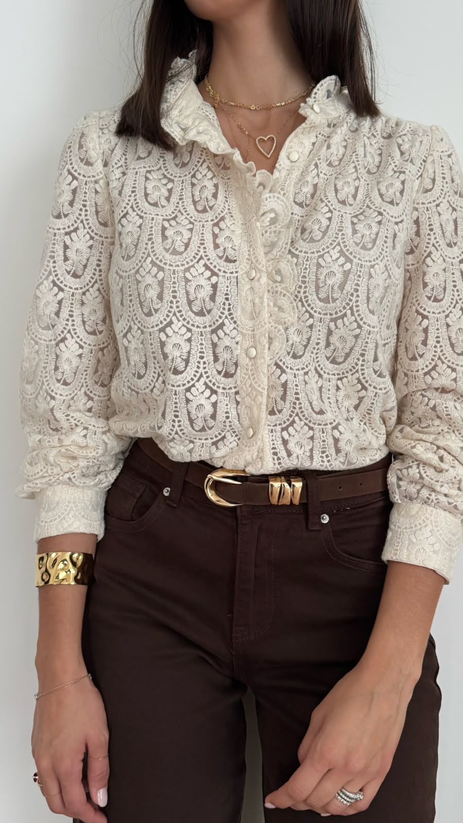 Camicia Noelia - ecrù beige - vista 5