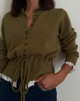 CARDIGAN MARLEY VERDE OLIVA