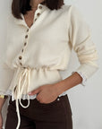 Cardigan Marley - ecrù - vista 2