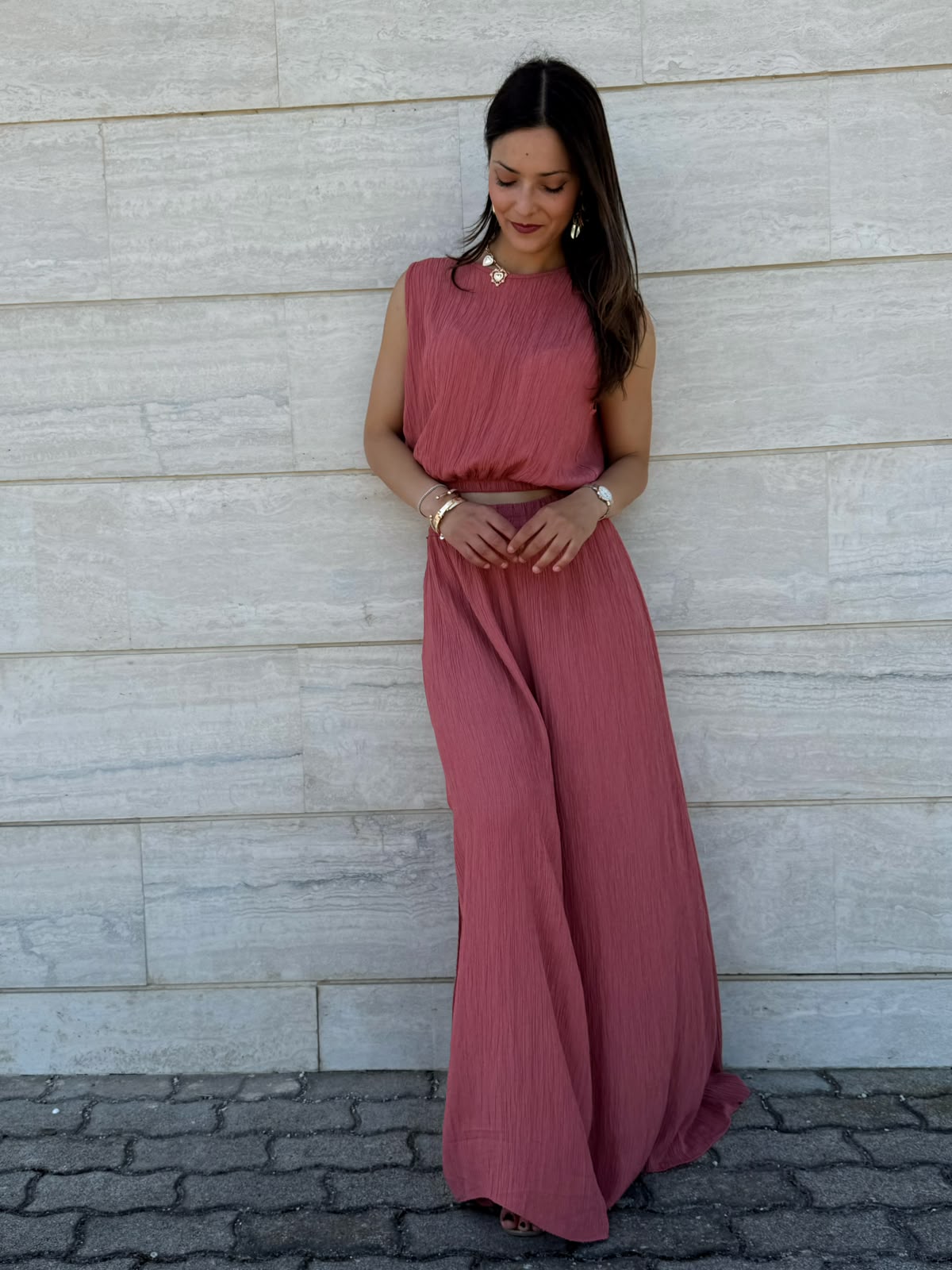 COORDINATO MEGAN TERRACOTTA