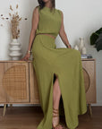 COORDINATO MEGAN VERDE OLIVA