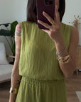 COORDINATO MEGAN VERDE OLIVA