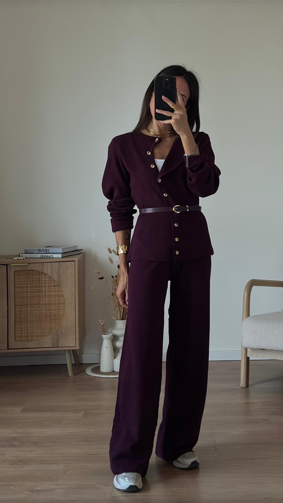 COORDINATO MIRELLE BORGOGNA