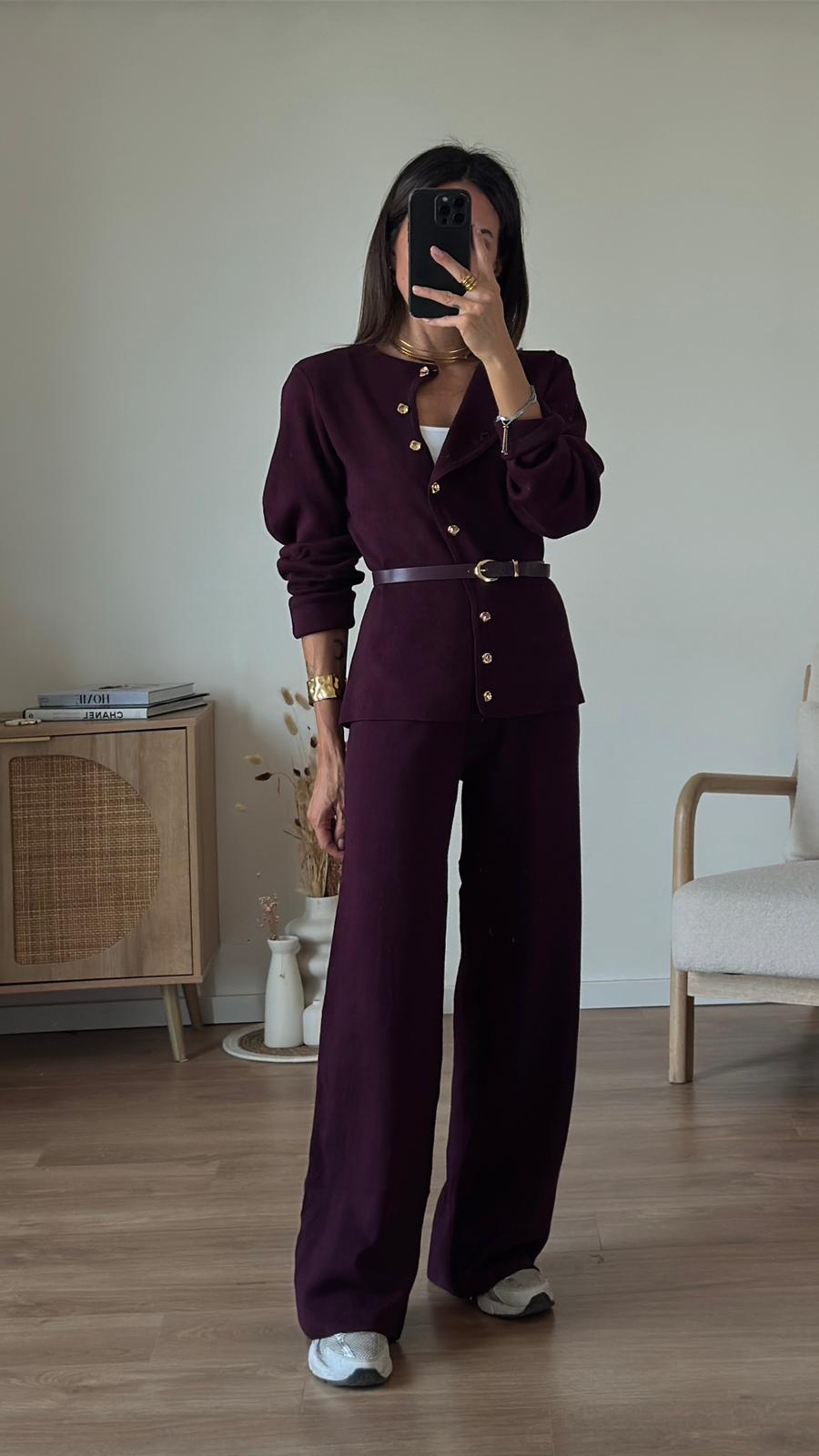 COORDINATO MIRELLE BORGOGNA