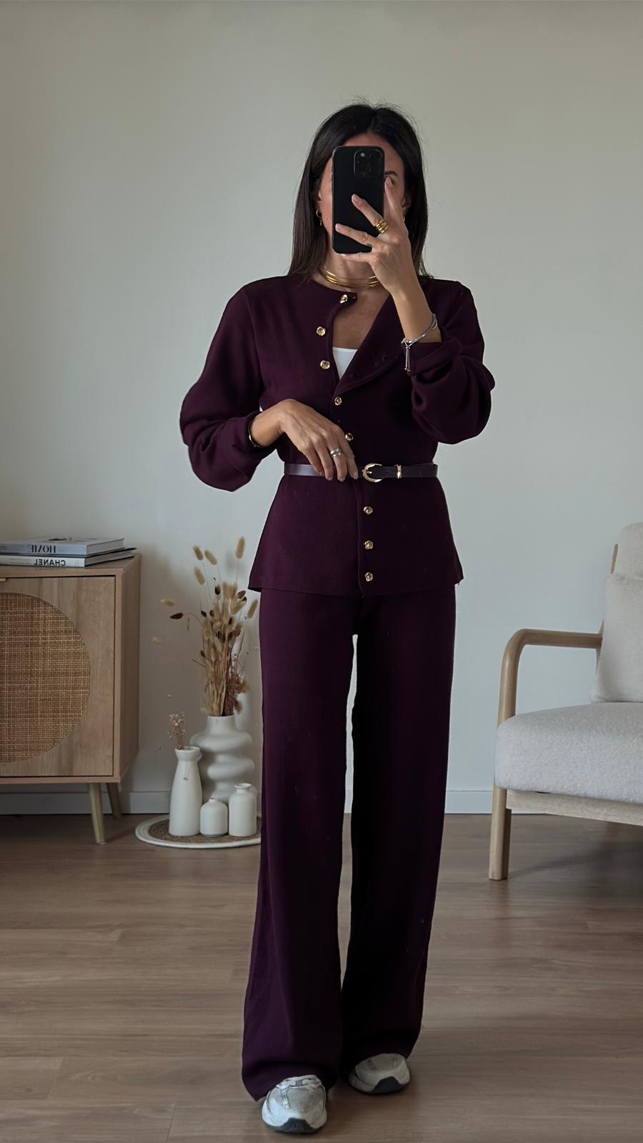 COORDINATO MIRELLE BORGOGNA