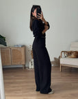 COORDINATO MIRELLE NERO * CAPO IN PRE ORDINE*