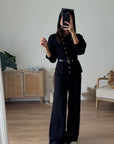 COORDINATO MIRELLE NERO * CAPO IN PRE ORDINE*