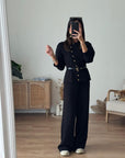 COORDINATO MIRELLE NERO * CAPO IN PRE ORDINE*