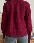 Camicia Rosalie Bordeaux