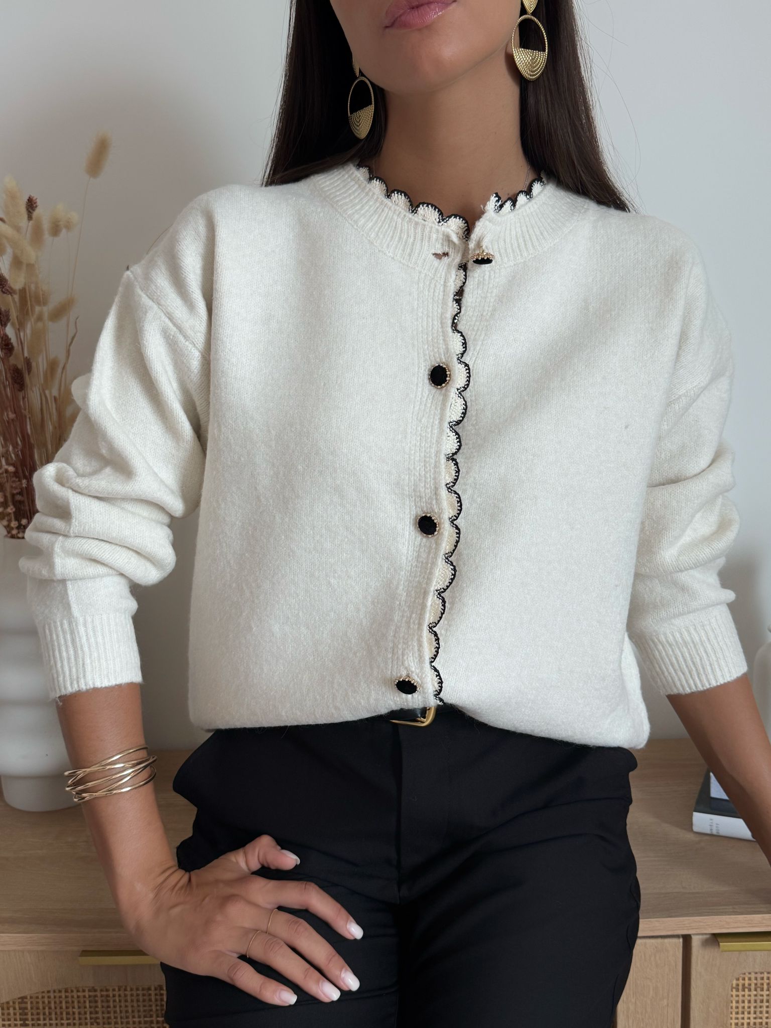 Cardigan Anaiis Ecrù * CAPO IN PRE ORDINE*