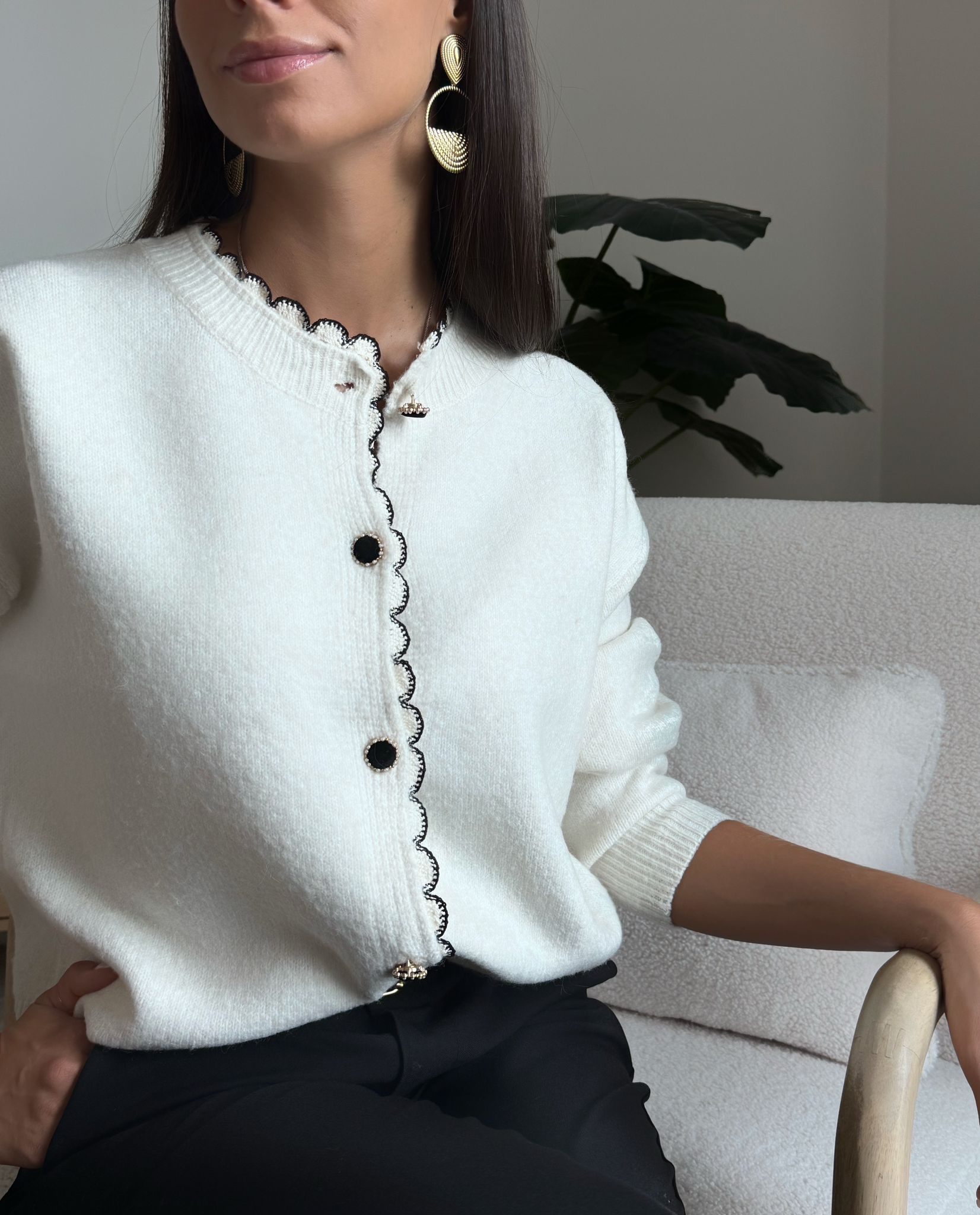 Cardigan Anaiis Ecrù * CAPO IN PRE ORDINE*