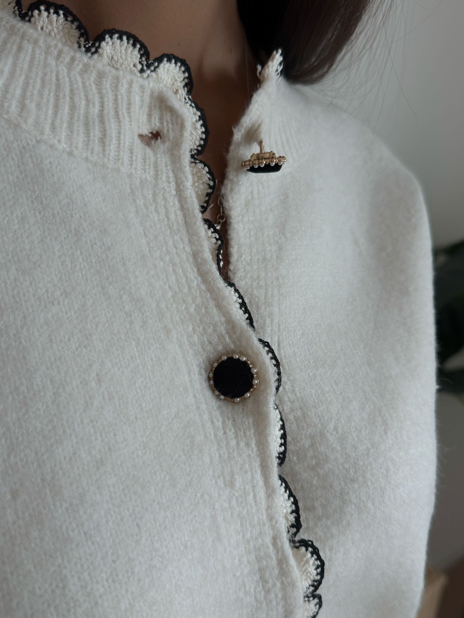 Cardigan Anaiis Ecrù * CAPO IN PRE ORDINE*