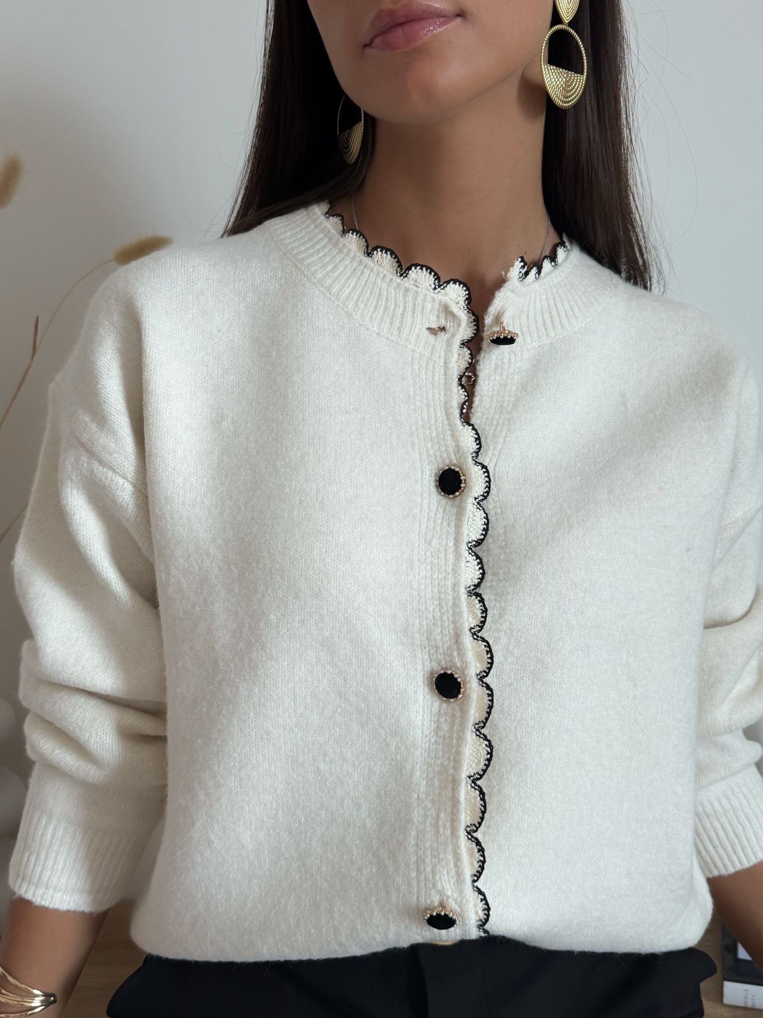 Cardigan Anaiis Ecrù * CAPO IN PRE ORDINE*