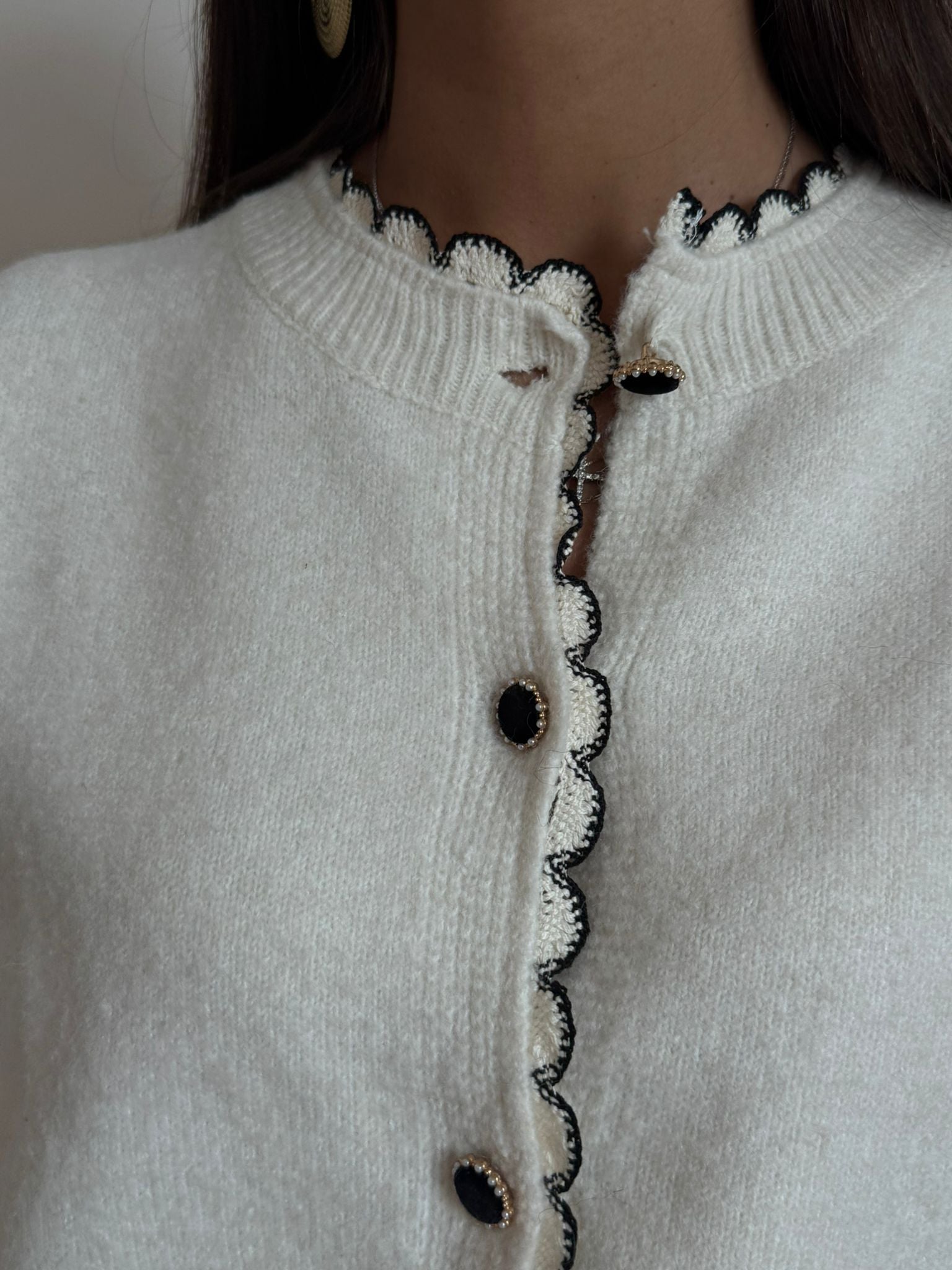 Cardigan Anaiis Ecrù * CAPO IN PRE ORDINE*