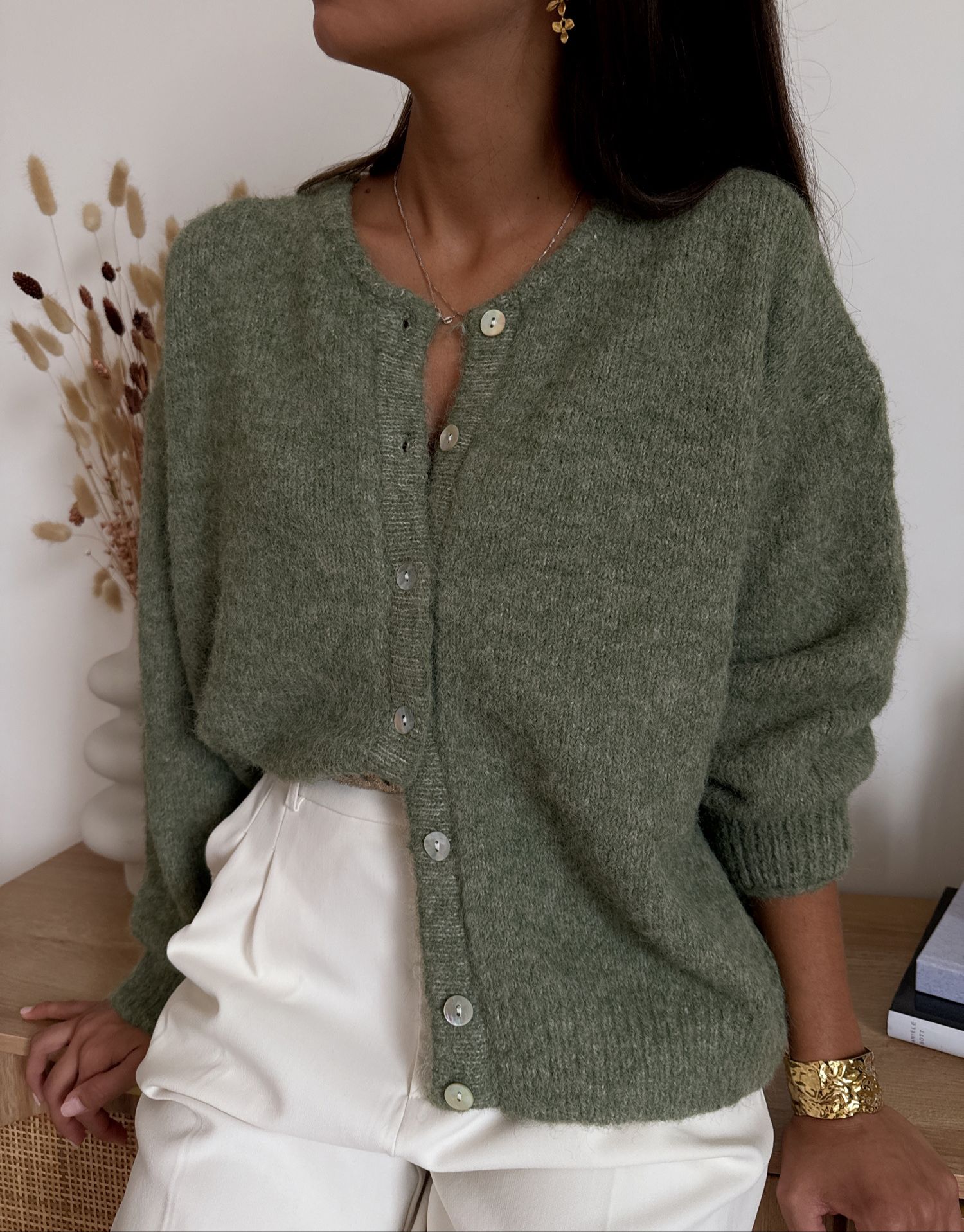 Cardigan Daily Verde