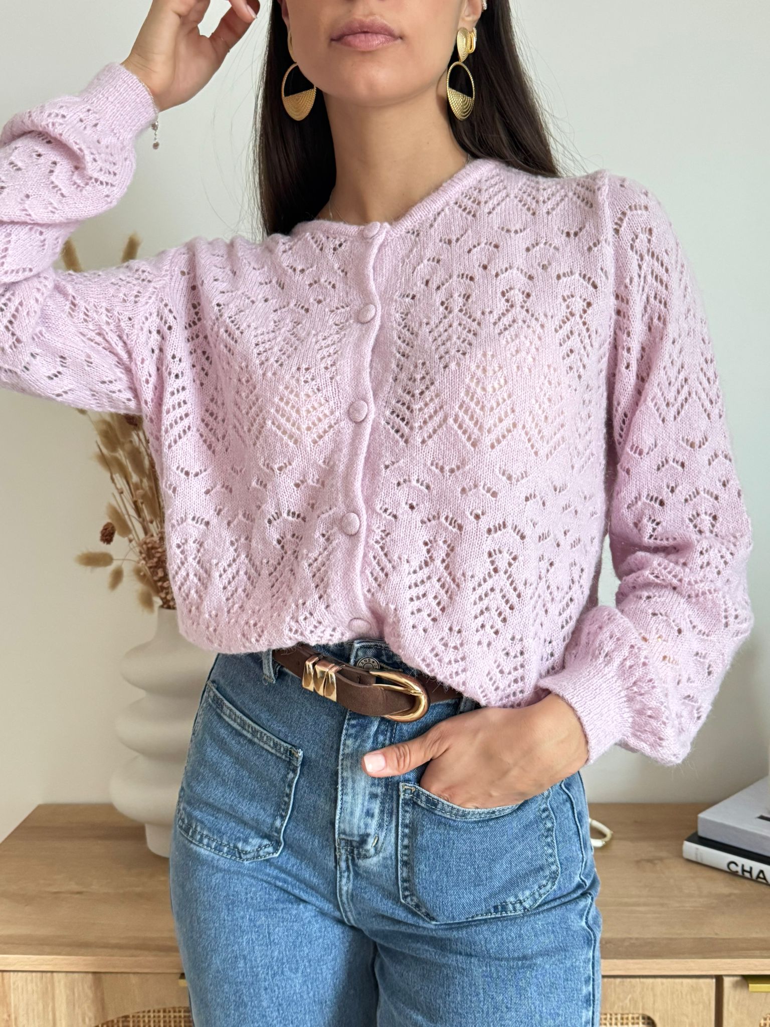 Cardigan Elodie rosa