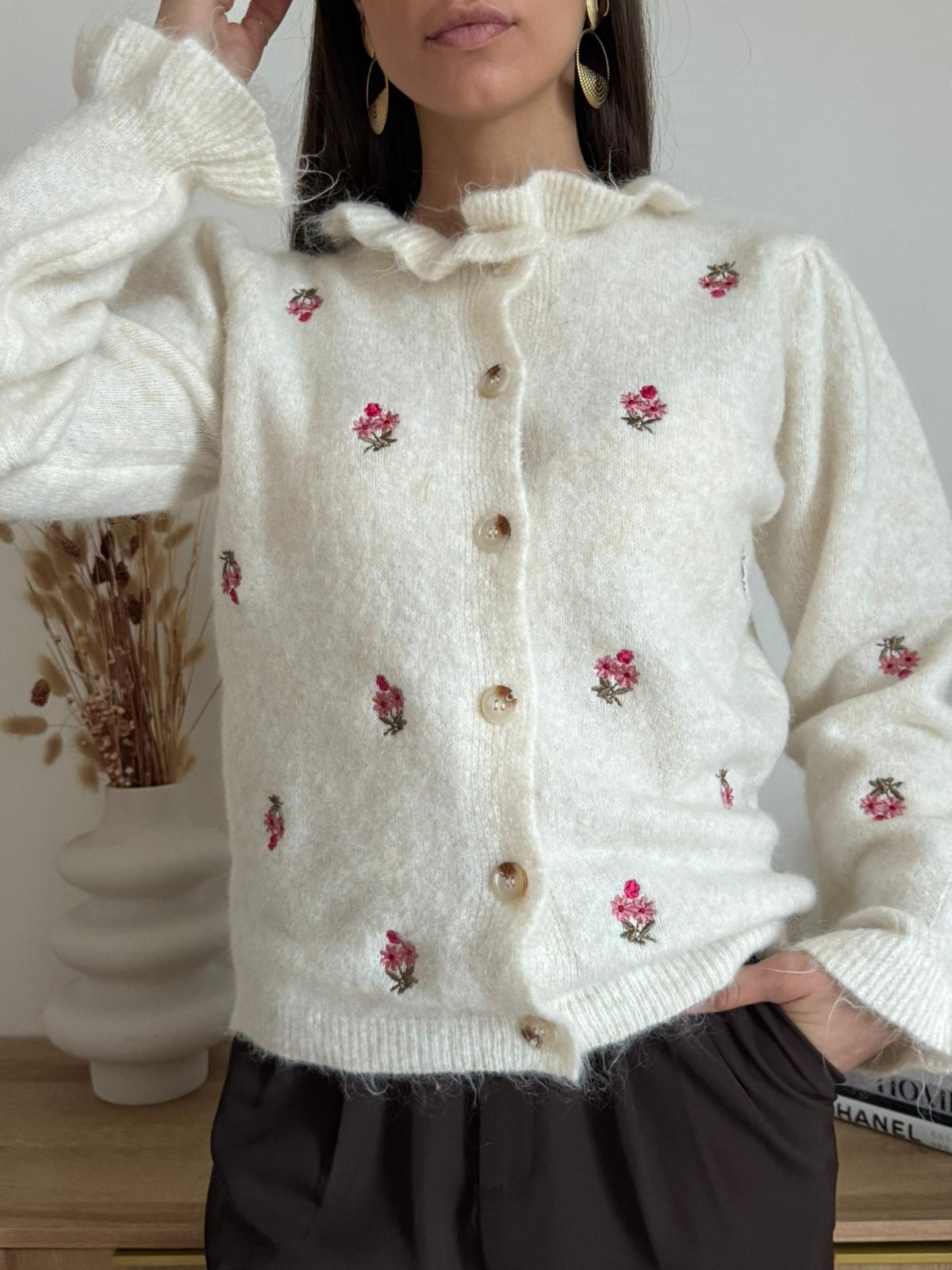 Cardigan Fluer de Laine