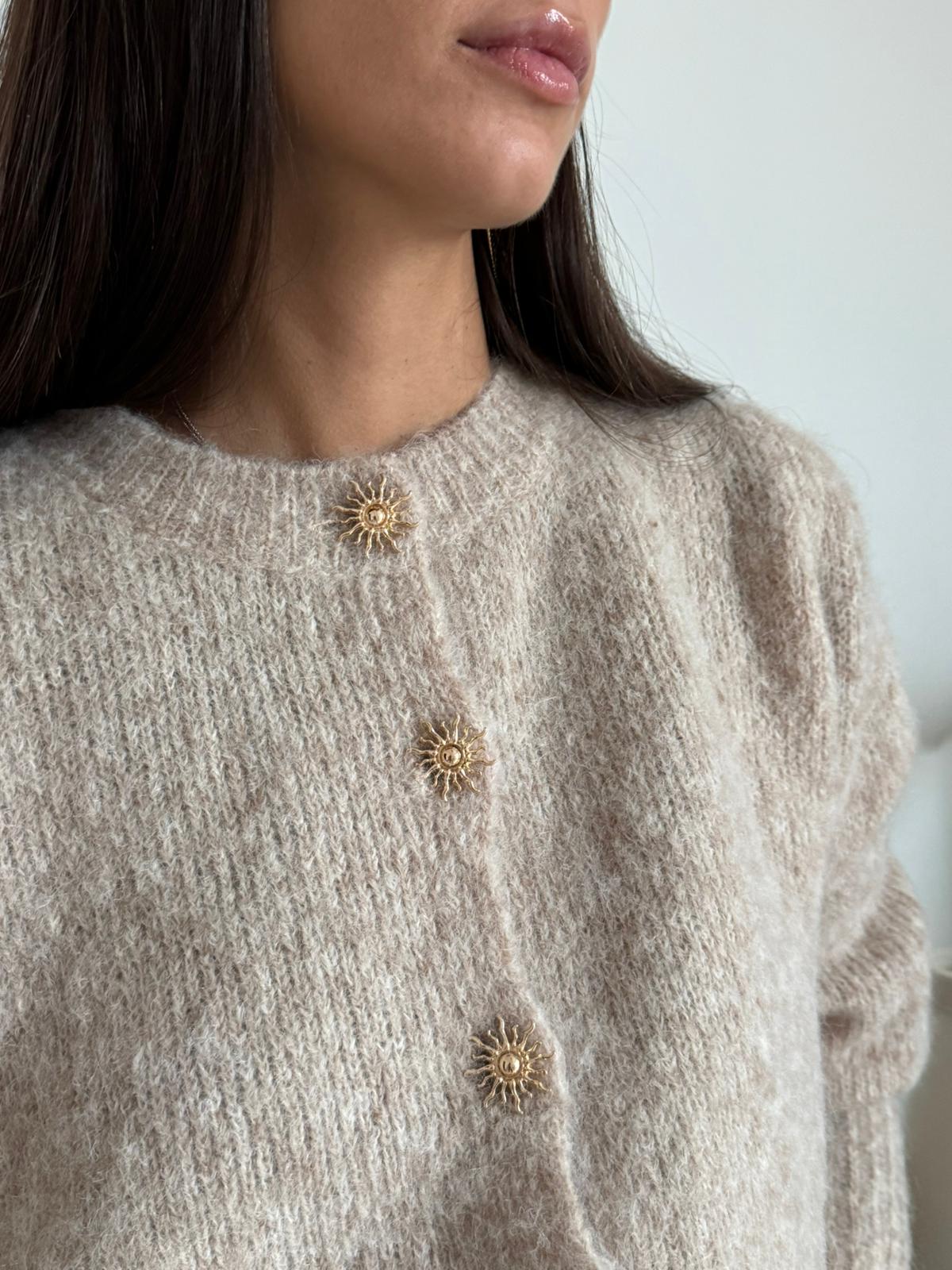 Cardigan Sole Tortora