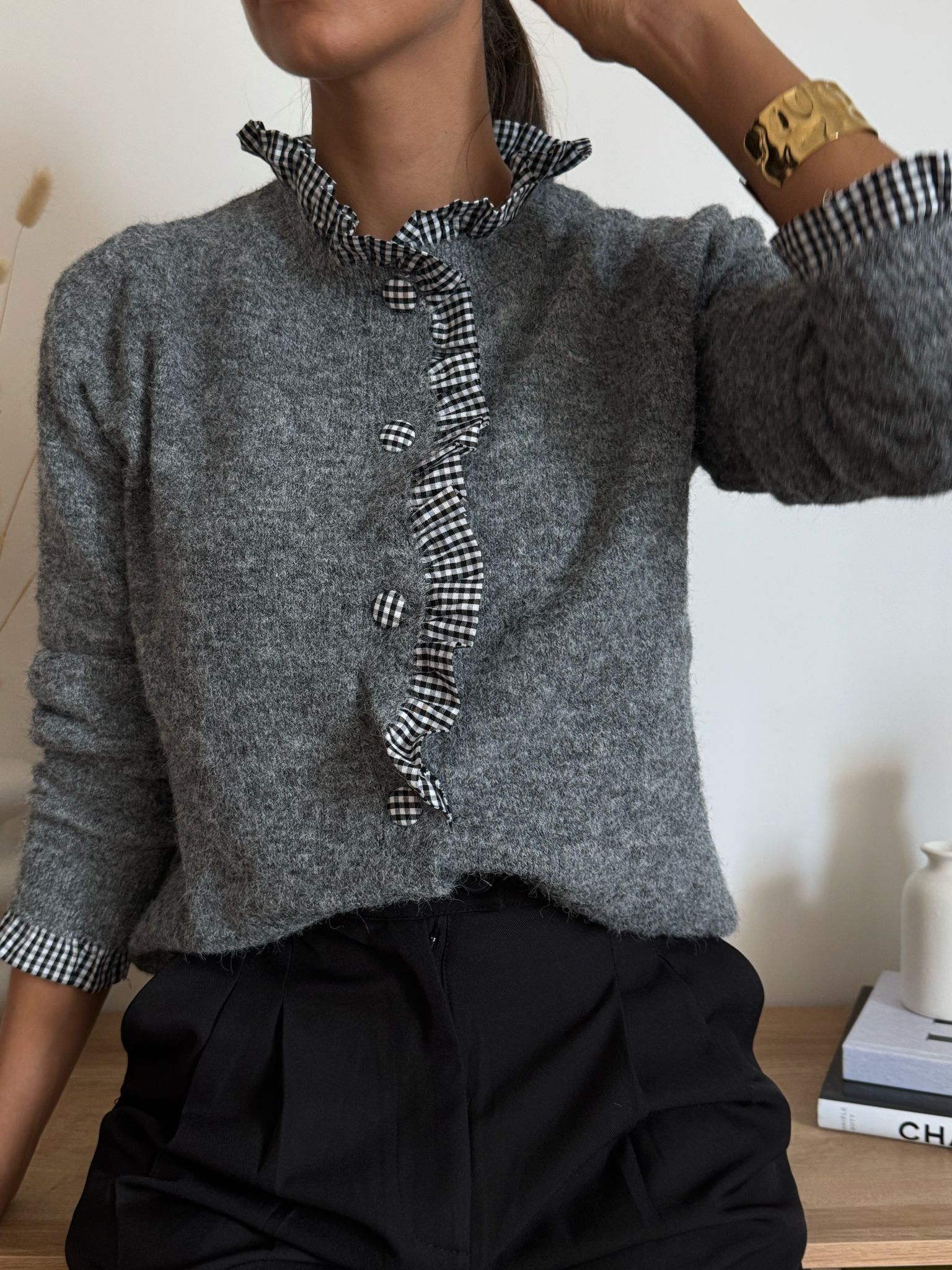 Cardigan Elodie Grigio