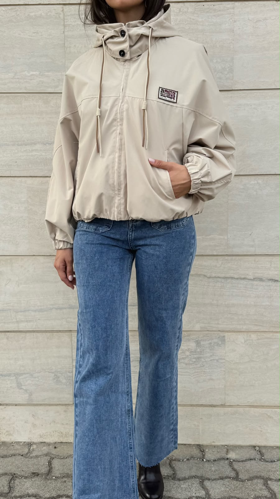 Giacca a Vento Yoan - beige sabbia - vista 9