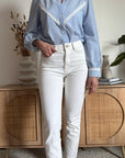 Jeans Denim Mirò Bianco