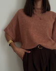 MAGLIA CÈLINE TERRACOTTA
