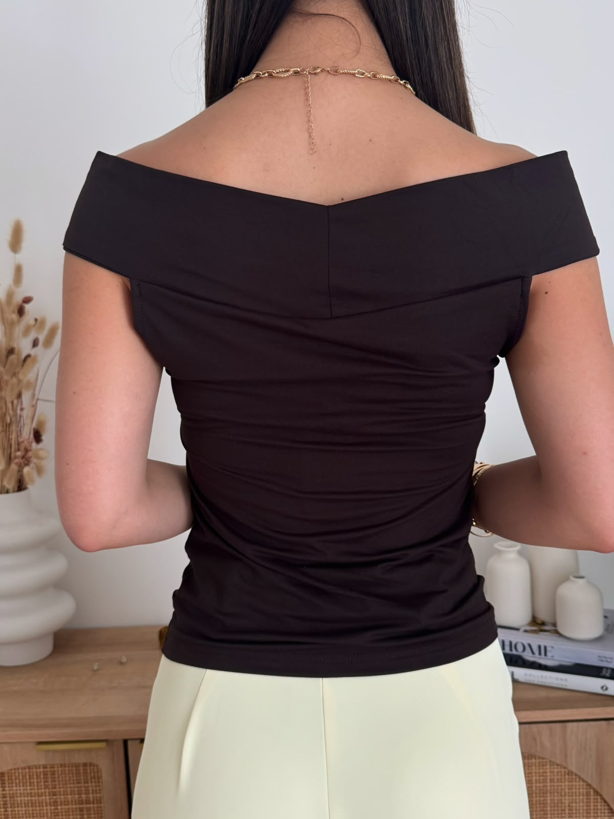 MAGLIA VICTORIA MARRONE